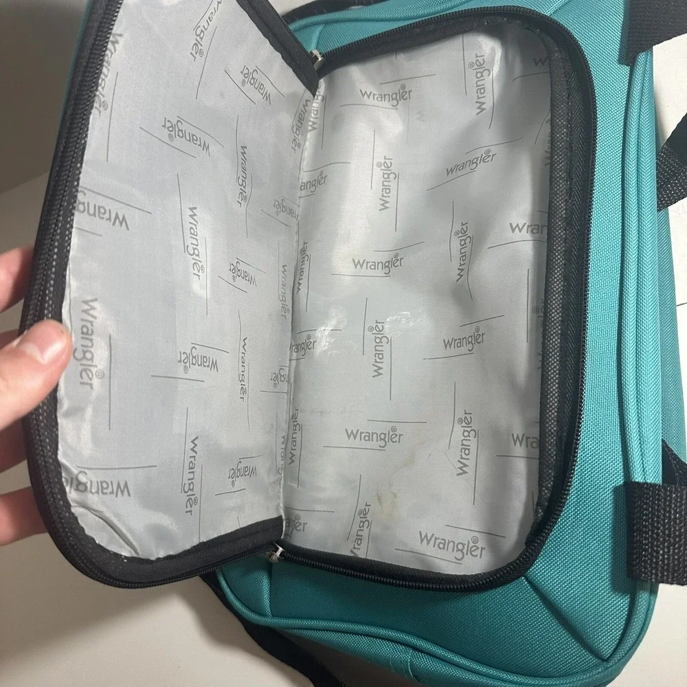 Wrangler Laptop‎ Crossbody Bag Blue Black Travel Tote Bag 15 inch Computer Case